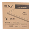 Панель ультратонкая светодиодная LightPhenomenON LT-UTP-02-IP40-40W-6500К б/д 4E - Светильники - Для общественных зданий - Магазин электрооборудования Проф-Электрик